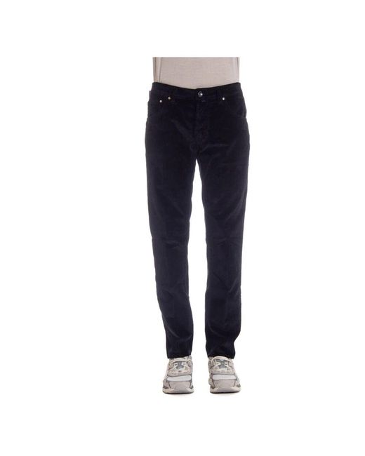 Jacob Cohen Luxuriöse 5-pocket samt jeans in Blue für Herren
