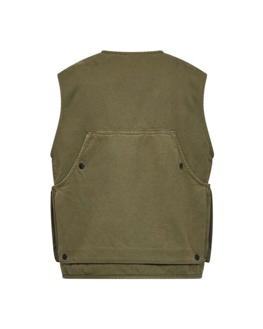 Vests Stone Island de hombre de color Green