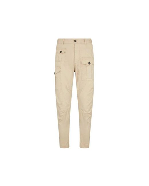 DSquared² Natural Slim-Fit Trousers for men