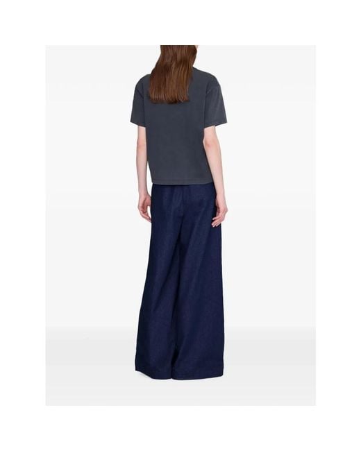 Anine Bing Cade Tee in het Blue