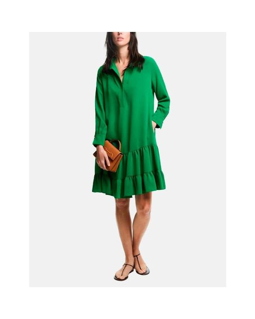 Carolina Herrera Green Shirt Dresses