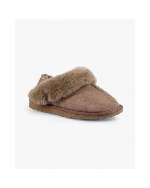 EMU Luxe Slipper Mushroom Stijl in het Brown
