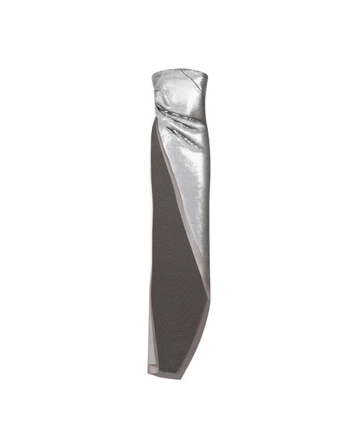 Rick Owens Gray Long Top