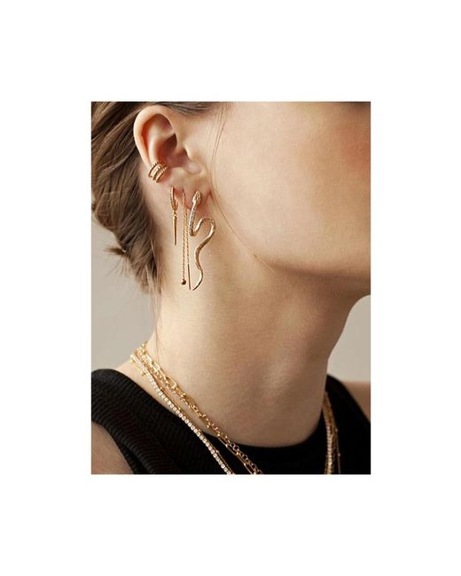 Earrings Maison Michel en coloris Metallic