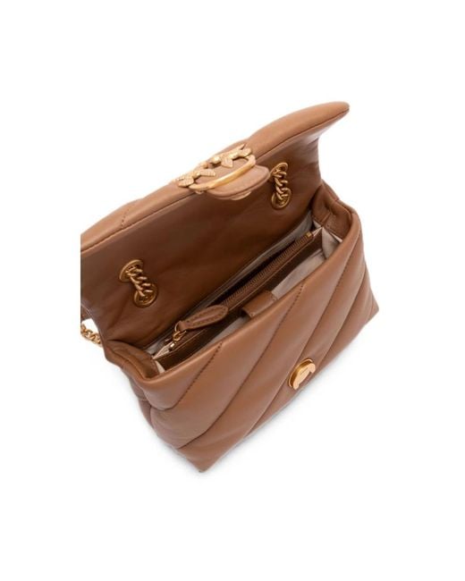 Pinko Brown Shoulder Bags