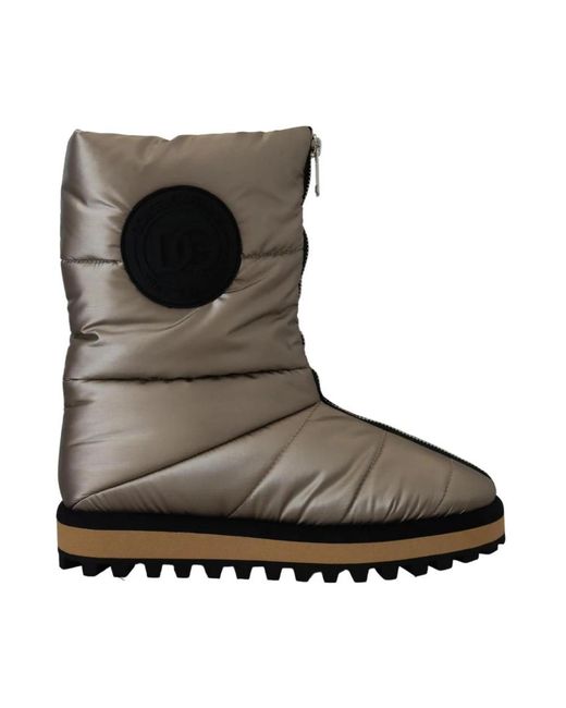 Dolce & Gabbana Brown Winter Boots for men
