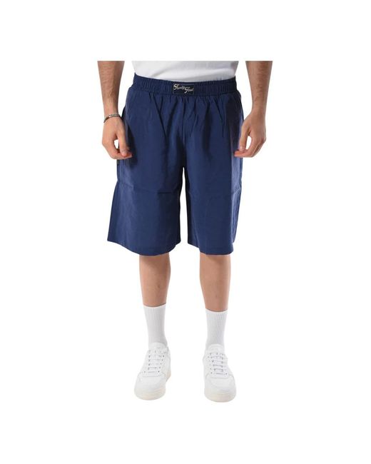 FAMILY FIRST Blue Casual Shorts for men