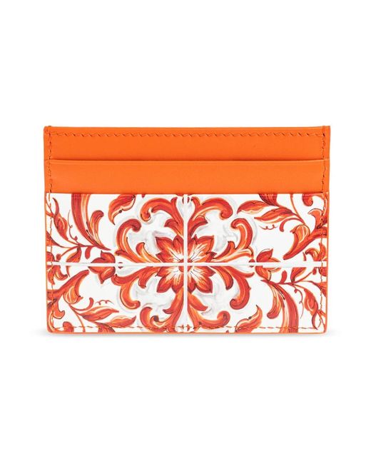 Dolce & Gabbana Orange Wallets & Cardholders