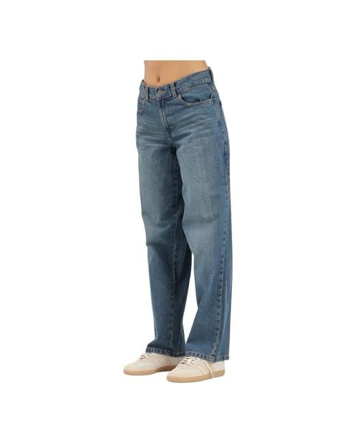 Dickies Blue Herndon Wide Leg Jeans