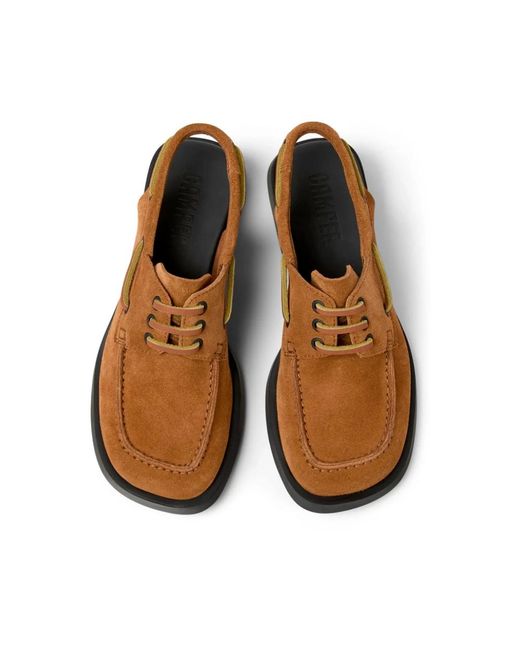 Camper Brown Ballerina Shoes