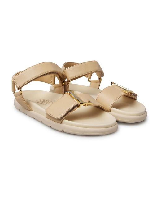Flat Sandals Loriblu en coloris Metallic