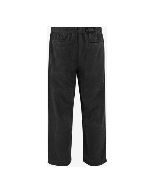 Polo Ralph Lauren Gray Straight Trousers for men