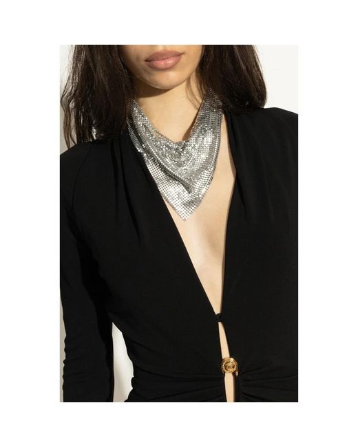 Necklaces Versace de color Gray