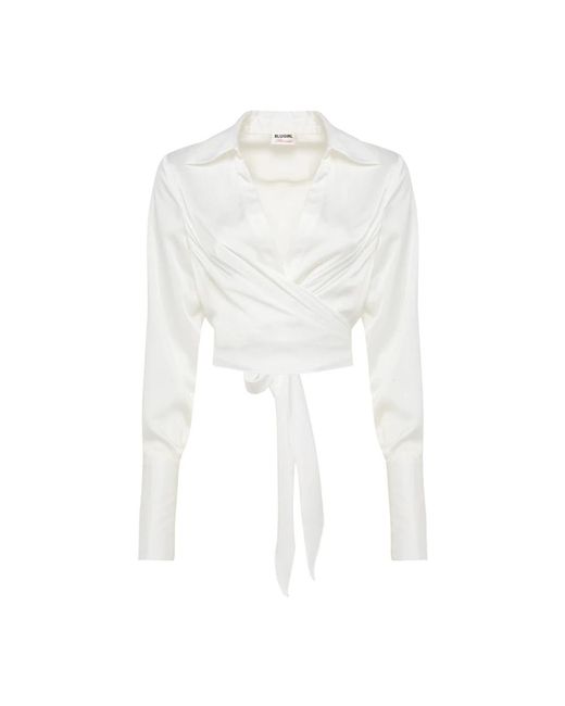 Camicia avorio donna di Blugirl Blumarine in White
