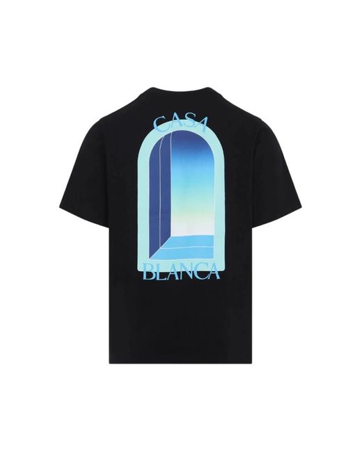 Casablanca Black T-Shirts for men