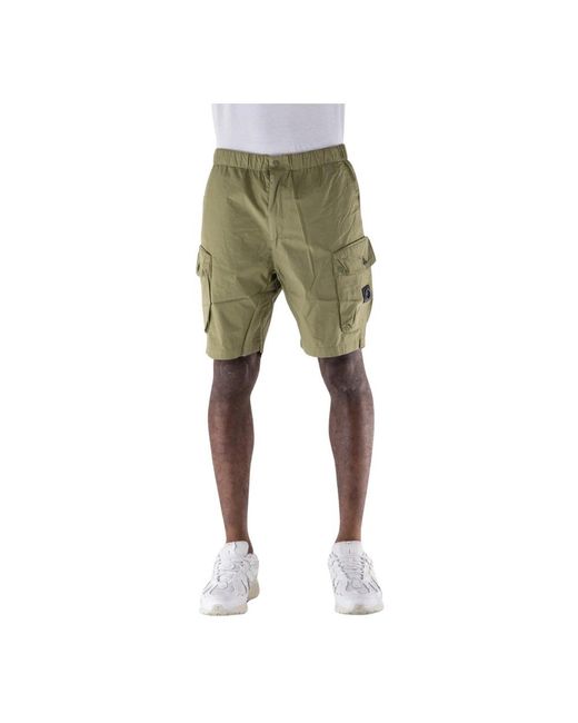 Marshall Artist Green Casual Shorts for men