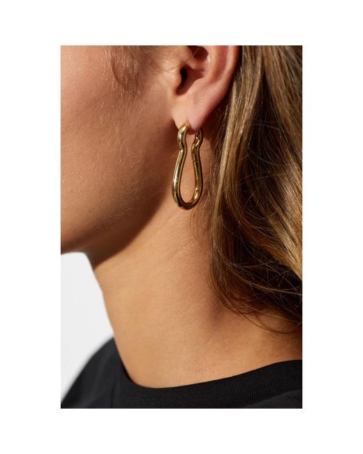Earrings Marni de color Metallic