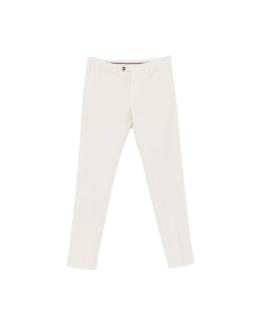 Canali White Chinos for men
