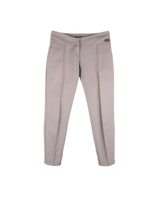 Elisabetta Franchi Gray Wide Trousers