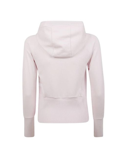 Thom Browne Hoodies & Sweatvesten ,Roze ,Katoen Verstelbare Hoodie Met Iconische Strepen in het Pink