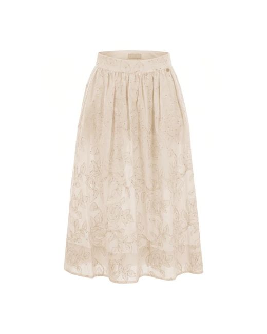 Liu Jo Natural Midi Skirts