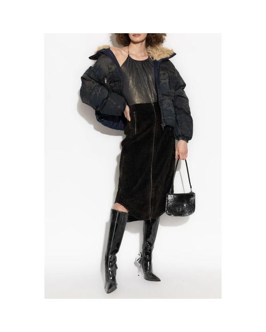 DIESEL Rok O-Llipop in het Black