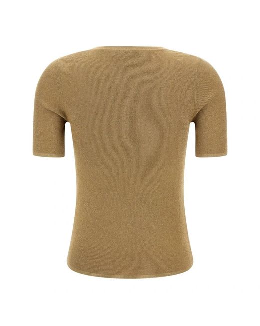 Max Mara Natural Round-Neck Knitwear