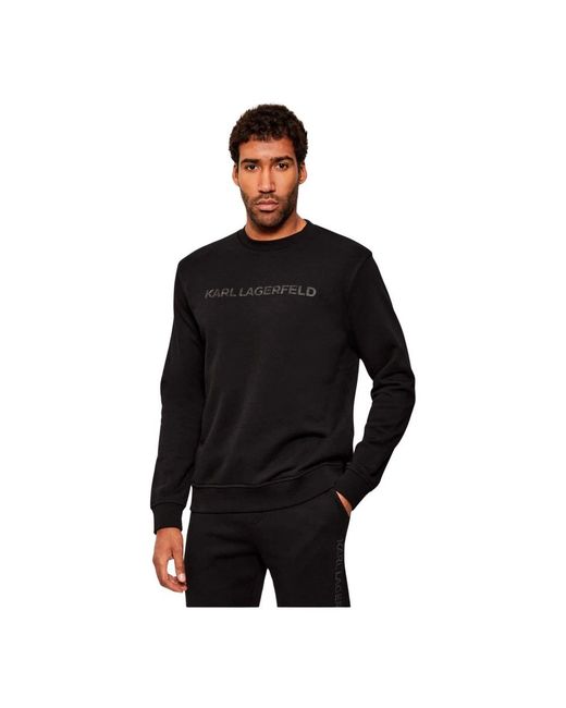 Karl Lagerfeld Sweat Ml Coton in het Black voor heren