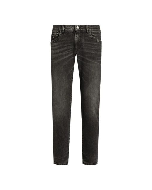 Dolce & Gabbana Schwarze Jeans Für Männer in Gray für Herren