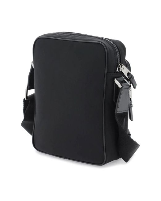 Dolce & Gabbana Black Messenger Bags for men