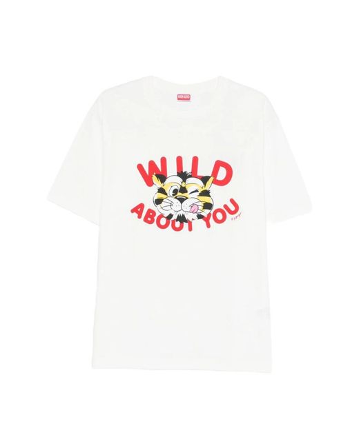 KENZO White T-Shirts for men