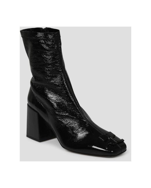 Courreges Black Heeled Boots