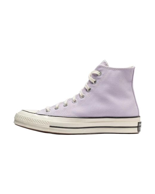 Vapor violet hi sneakers Converse de color Purple