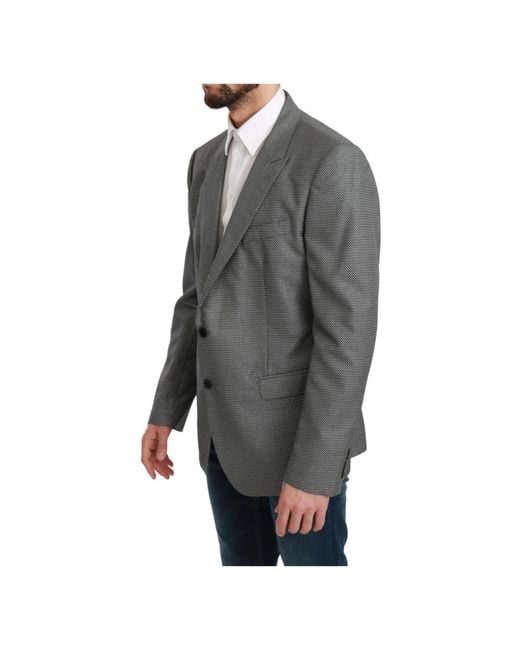 Dolce & Gabbana Gray Blazers for men