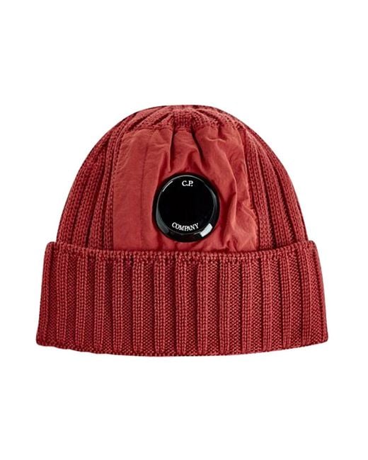 C P Company Beanies in het Red voor heren