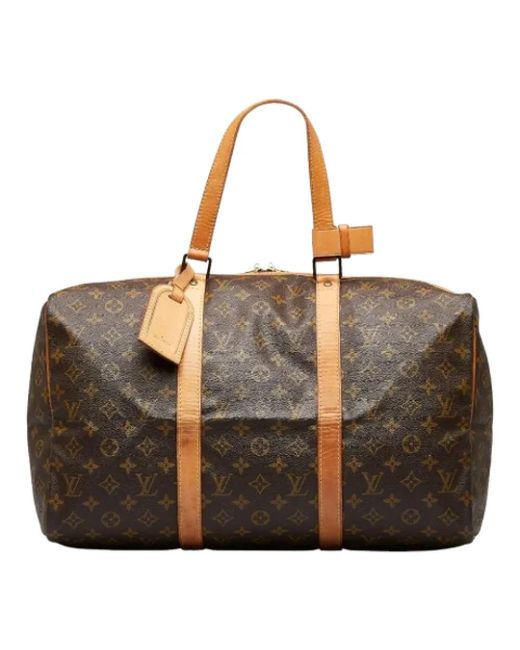 Borsa da viaggio LOUIS VUITTON autentica vintage in tela -  Italia