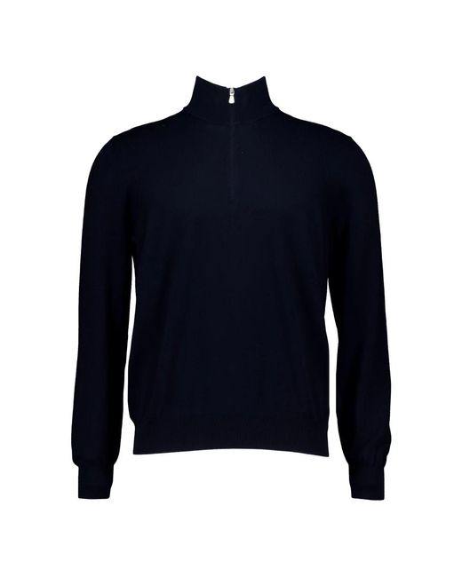 Gran Sasso Blue Turtlenecks for men