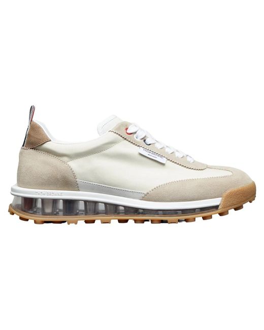 Sneakers tech runner con suola trasparente di Thom Browne in White da Uomo