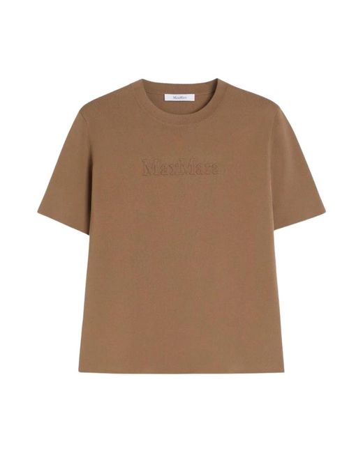 Max Mara Brown T-Shirts