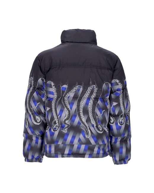 Octopus Blue Down Jackets for men