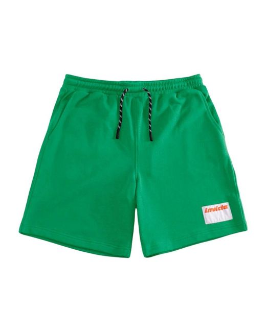 INVICTA WATCH Grüne Fleece Bermuda Shorts in Green für Herren