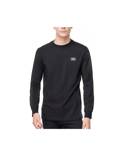 Karl Lagerfeld Black Long Sleeve T-Shirts for men