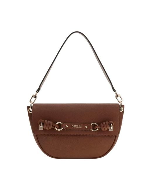 Guess Brown Shoulder Bags