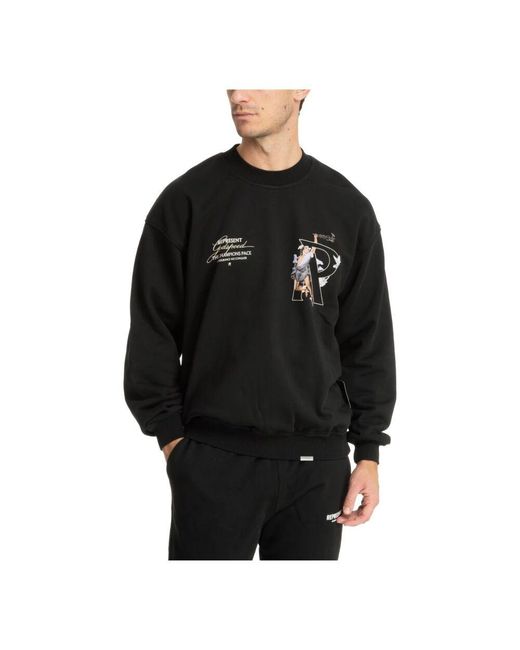 Represent Gemustertes Logo Sweatshirt in Black für Herren