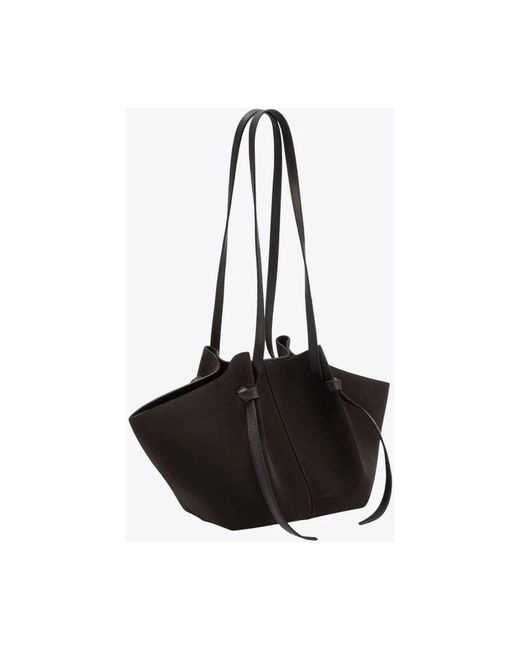 Yuzefi Black Shopping Bags