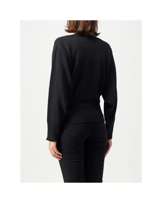 SIMONA CORSELLINI Black V-Neck Knitwear