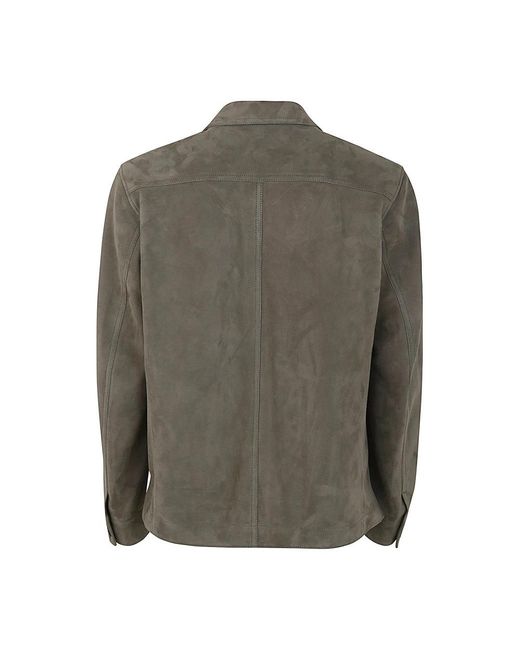 Tom Ford Green Leather Jackets for men