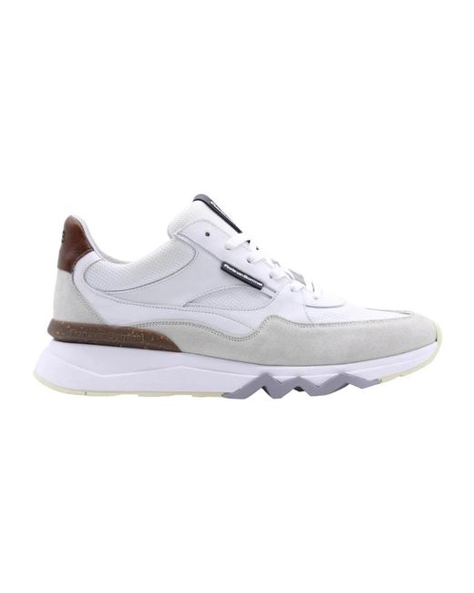 Floris Van Bommel White Sneakers for men