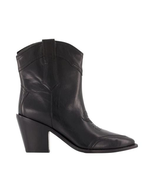 Zadig & Voltaire Black Cowboy & Biker Boots