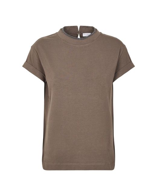 Brunello Cucinelli Women's Brown Blouses